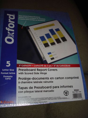 OXFORD LETTER SIZE PRESSBOARD REPORT COVERS 99401 LOT OF 2