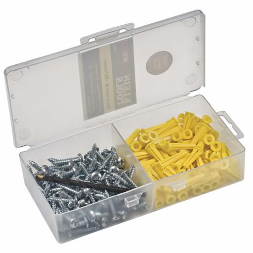 Klein Tools 53729 Conical Anchor Kit with 100 Fasteners 19669