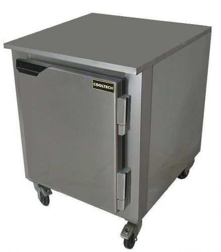 Cooltech single door low boy worktop undercounter refrigerator cooler 27&#034; for sale