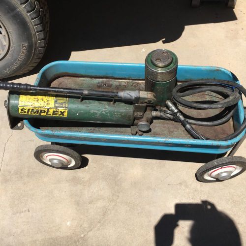 Simplex P300D Heavy Duty 2 Speed Double Acting Hydraulic Hand Pump