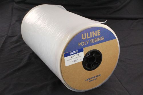 Uline poly tubing 18&#034; x 1000&#039;, 3 mil, 1&#034; or 3&#034; core.  s-11123. save money! for sale