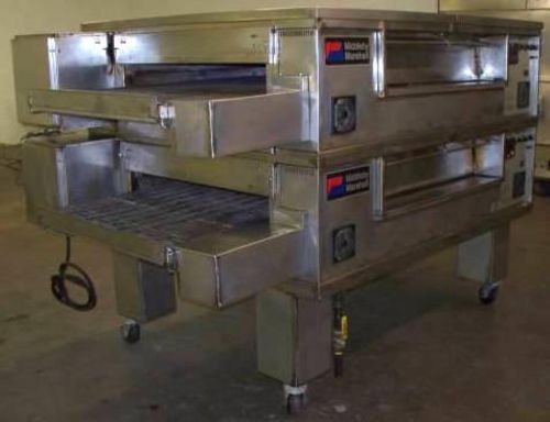 Used middleby marshall ps570 double conveyor pizza oven for sale