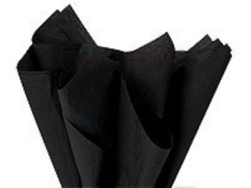 Brand New Black Bulk Tissue Paper 15&#034; x 20&#034; - 100 Sheets