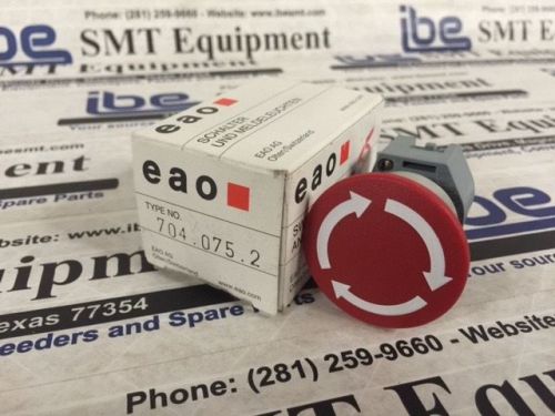 Lot of 4 New EAO E-Stop Button Switch 704.075.2