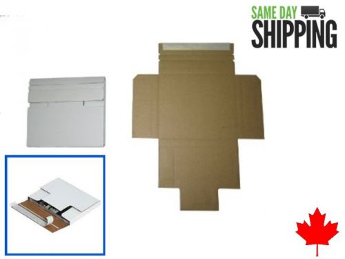 100 White Corrugated Cardboard Mailer, 5 7/8&#034; x 5 1/16&#034; x 1/2&#039;&#039; JS87 LCD Screen