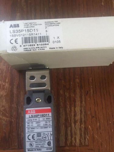Abb ls35p15d11 limit switch 30mm rt angle key slow for sale