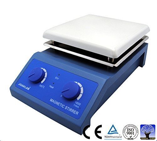 Joanlab® sh-4 magnetic stirrer hot plate, 5l volume, 0-1600 rpm, 600 w, 1 year for sale