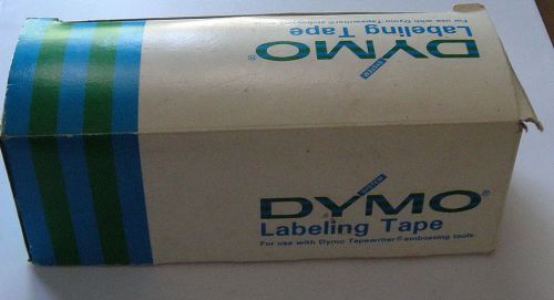 10 Dymo Rolls 1/2&#034; x 12&#039; RED Label Embossing Tape