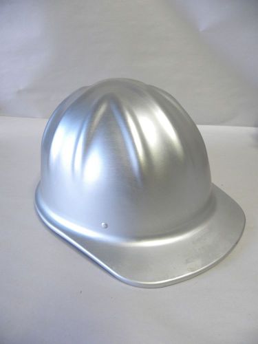 Vintage MSA McDonald T Cap Standard Safety Aluminum Hard Hat (A10)