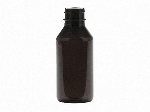 1 oz (30 ml) Dark Amber PET Plastic Bottles w/Dropper Assemblies (Lot of 100)