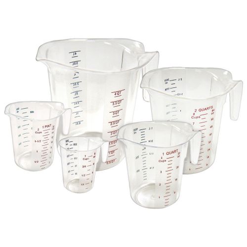 Winco pmcp-5set pc measuring cup, 5pcs set for sale