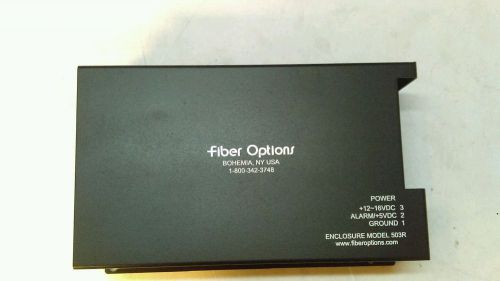 Fiber Options Fiber Optic  ENCLOSURE MODEL 503R USED
