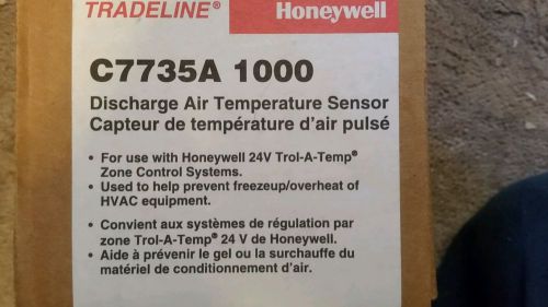 New honeywell c7735a 1000 discharge air sensor , trol-a-temp sensor for sale