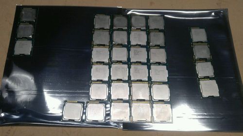 Assorted lot of 32 i series processors (i3,i5,i7) for sale