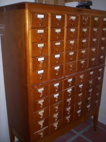Library card catalog for sale
