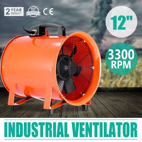 Industrial Fan Ventilator Extractor Blower Garage Basement Workshop Heavy Duty