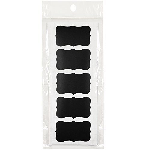 Wrapables set of 60 chalkboard labels / chalkboard stickers for organizing, for sale