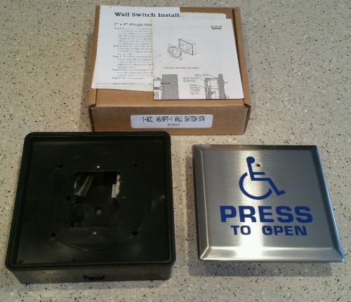 **NEW IN BOX** Dorma WS/RFT-1 Wall Switch   Handicap Access Wall Switch