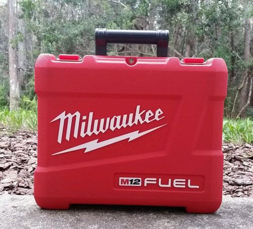 NEW MILWAUKEE M12 Fuel EMPTY CASE for 2404-22 1/2&#034; HAMMERDRILL, CASE ONLY!