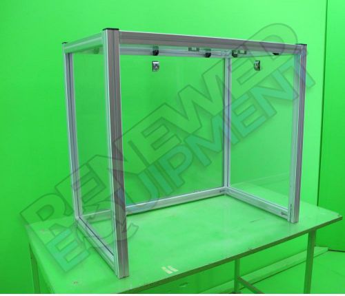 Clear acrylic table top hood enclosure l 35&#034; x w 22.5&#034; x h 32&#034; #2 for sale