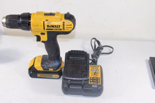 DEWALT DCD771 DRILL WITH CHARGER AND 2 BATTERIES