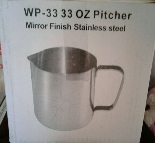 Winco WP-33, 33-Ounce Stainless Steel Pitcher