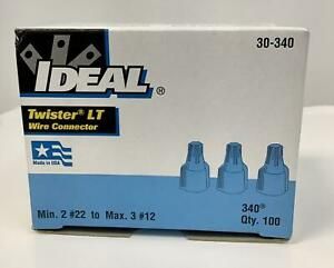 Ideal Electrical Model 340 Twister LT Wire Connectors (Light Blue, Box of 100)