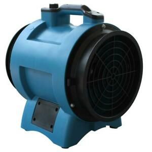 XPOWER X8 Industrial Confined Space Blower Fan 8&#034; 1/3 HP 1200 CFM Variable Speed