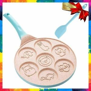 PANCAKE MAKER PAN Nonstick Breakfast Griddle Animal Mold for Kids Blue DAYOOH