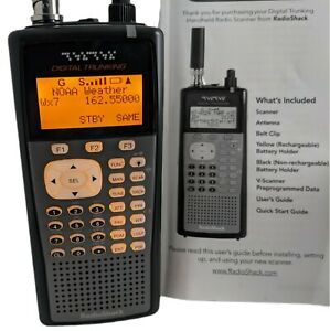 Radio Shack PRO-106 Handheld Radio Scanner - Digital Trunking - Manual + 2nd Ant
