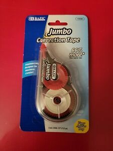 1pk Jumbo Correction Tape 5mm x 10M White Out Roller Home Office School Supply