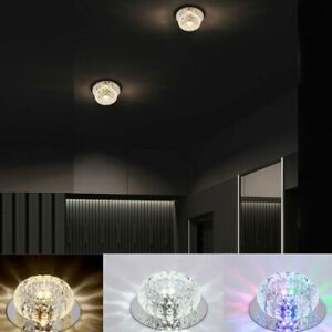 Artificial Crystal LED Ceiling Mount Light Lamp Modern Aisle Lamp Decoration