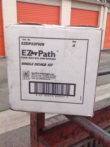 EZ PATH EZD33FWS FIRE RATED PATHWAY New in Box of Four EZ Path