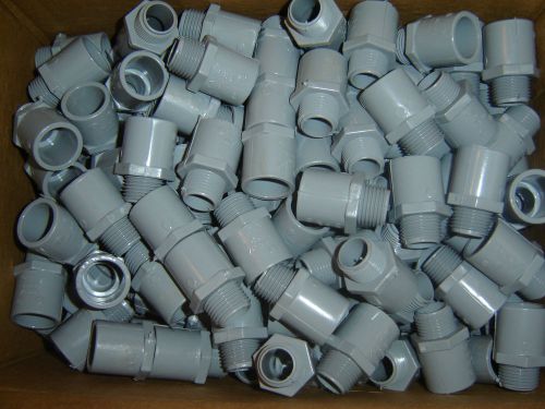 Lot of 50 Topaz 1/2&#034; PVC Terminal Adapters 5140103