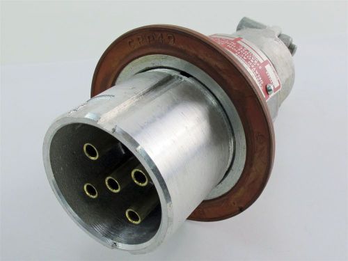 Cooper crouse-hinds delayed action arktite pin &amp; sleeve plug cpp495 m10 for sale
