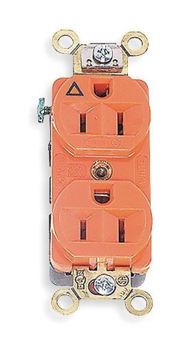 Hubbell IG5262 Isolated Ground Receptacle, NEW Box of 10, 15 Amp NEMA 5-15R