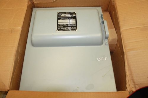 Ge 30 amp, 460 / 600 volt heavy duty safety switch tc72461 for sale