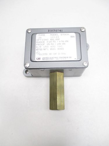 New ue united electric j6 12144 480v-ac 15a pressure switch d481678 for sale