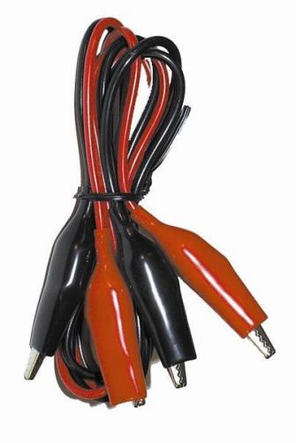 General tools tl100 test leads, 16 gauge with boots; 1 black &amp; 1 red for sale
