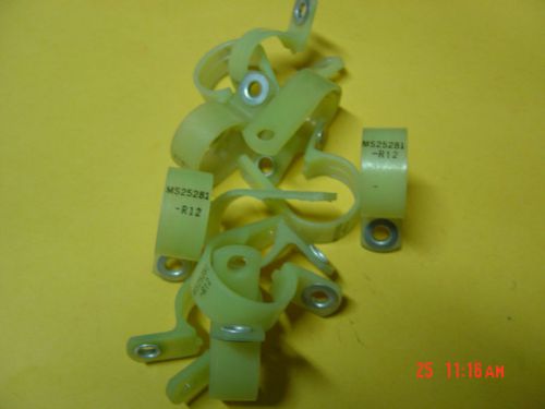 Mil Spec Plastic Loop Clamps, MS25281 R12