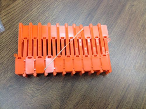 MID-SIZE ORANGE COLOR-CODED MARKERS - 3&#034; WRAP (100 Pack)