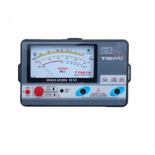 6045  100V-250V-500V-1000V  insulation resistance tester