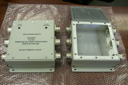 EMPTY CASE FOR UPS BYPASS SWITCH 77-2666 REV 01JE
