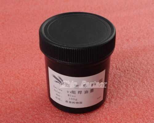 Pcb uv curable solder mask repairing paint blue 100g for sale
