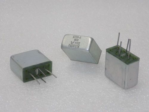 8x k73p-3 --( 1uf 10% , 160v )-- petp capacitors polyethylene-terephthalate nos for sale