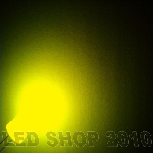 1000 pcs 10mm yellow 2pin round top diffused led 4k mcd bulb light for sale