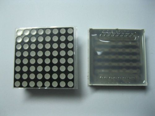 30 pcs dot matrix led display 3mm 8x8 red common anode 32x32mm 16pin for sale