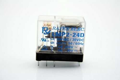 4 x rayex elec. general purpose electronic relay 24v, 250v/30v 5a lmp2-24d for sale