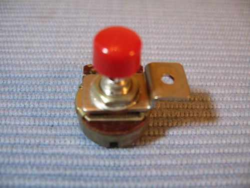 Vintage 10,000 ohm miniature potentiometer, with red knob,  used for sale