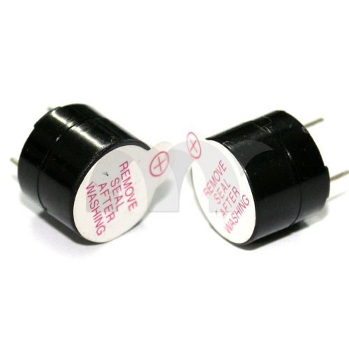 2Pcs Magnetic Separated Tone Alarm Ringer Active Buzzer Continuous Beep 3V 80dB
